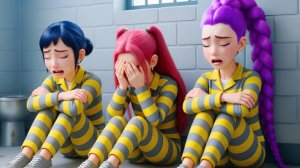 Помогаем Руми , Мире и Зои сбежать из тюрьмы. Охотники на демонов.