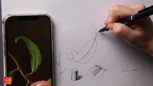 СЕКРЕТ ХУДОЖНИКА, Надежда Ильина. Нюансы написания листьев и прожилок