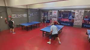 отбор Чирков А. (736) - Морозов И. (529) настольный теннис 10.02 Малиновый 400+ турнир