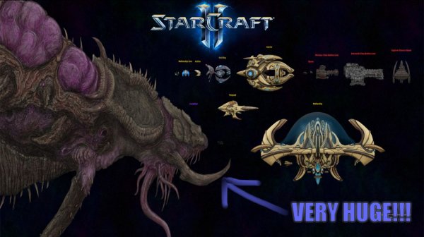 🔴Реальный размер юнитов ● Starcraft II Legacy of the Void: Real Scale Mod #2