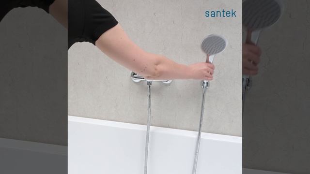 Смеситель для душа Santek Баус WH5A20010C001 с душевым гарнитуром, хром