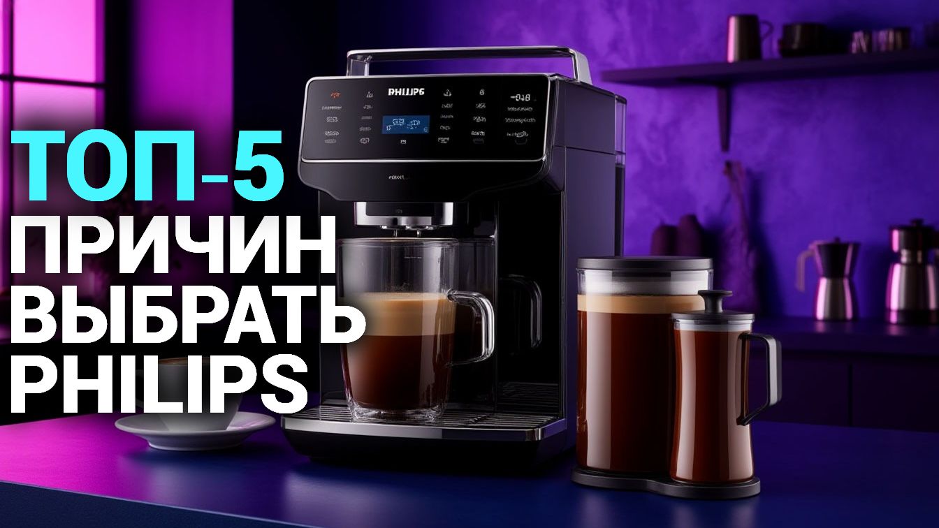 Кофемашина Philips EP5544/50: стоит ли покупать в 2026? Обзор плюсов и минусов