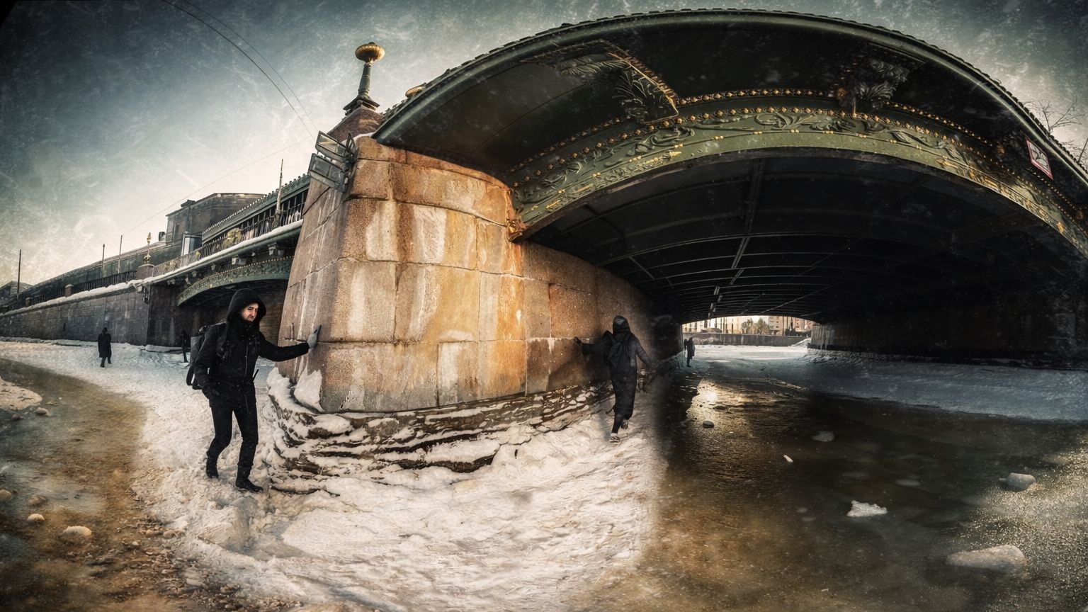 Видео 360. На льду канала Грибоедова смотреть онлайн