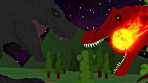 Годзилла против Огненного Спинозавра