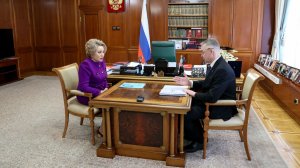 Председатель СФ Валентина Матвиенко провела встречу с губернатором Ставропольского края