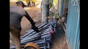 Полная переработка корабельной якорной цепи.