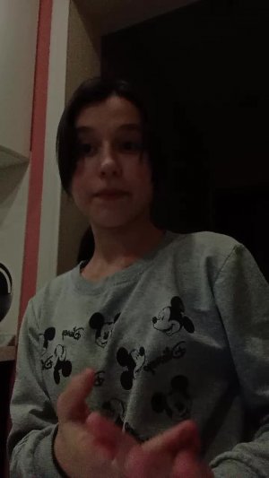 я пришла с магазина.