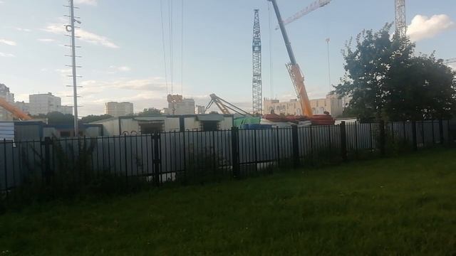 Сборка конвейера ТПМК Победа для проходки двухпутного тоннеля до Каширской БКЛ 30.07.2020 смотреть онлайн