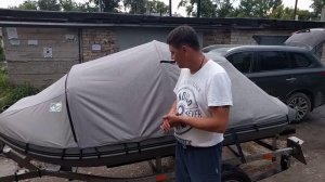 Отзыв Алексея на стояночно-ходовой тент "Фролыч 3в1" для лодки ПВХ Смарт 290