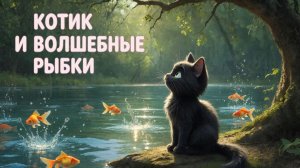Мультфильм для детей. Котик и волшебные рыбки
