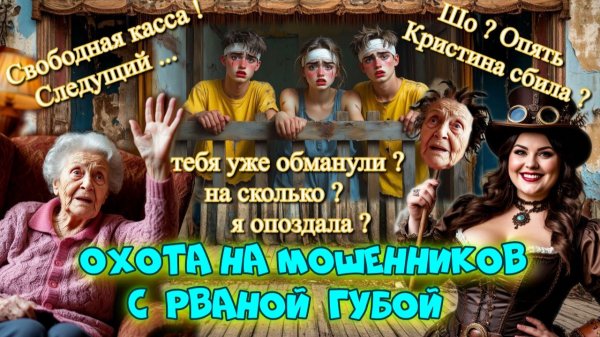 😂МОШЕННИКИ С РВАНОЙ ГУБОЙ ОПОЗДАЛИ СО СВОИМ СПЕКТАКЛЕМ 🎭