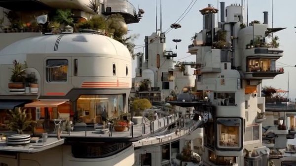 AI-Generated Future Worlds 🌍 ｜ Midjourney + Higgsfield + Hailuo Animation + Suno Soundtrack-(720p25