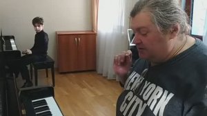 Андрей Гончаров (10 лет): Урок по импровизации -  педагог Андрей Дроздов