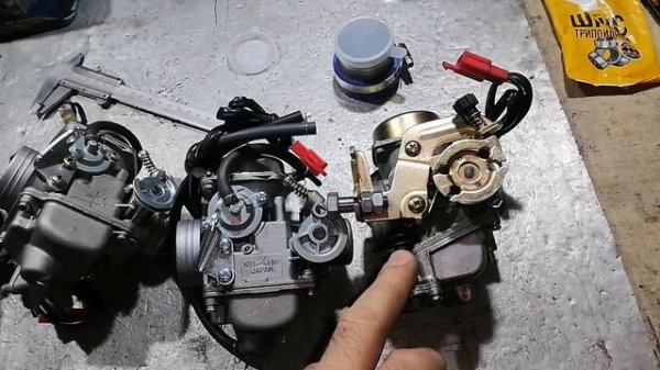 Сравнил карбюраторы для 157 и 161 моторов!