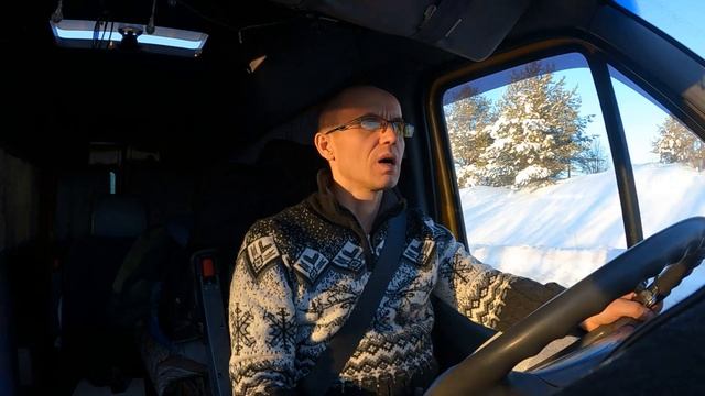 Февральское путешествие в Москву на Мерседесе Спринтер