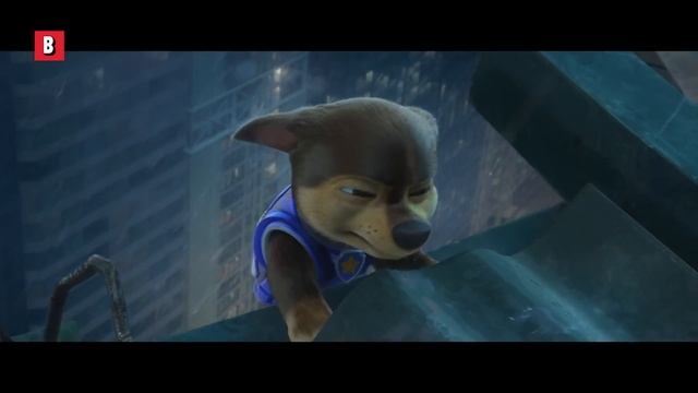 Гончик героически спасает Райдера | Щенячий патруль в кино отрывок смотреть онлайн