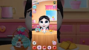 знакомство с Викой и катей-моя говорящая Анжела.