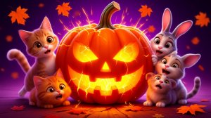 ТЫКВА И КОТЫ 🎃😱 ОНА ТРЕСНУЛА ВНЕЗАПНО