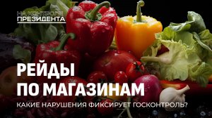 Госконтроль проверил магазины: радует ассортимент, огорчают нарушения. На контроле Президента