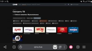 Музыкальные телеканалы онлайн-кинотеатров России, Беларуси, Казахстана, Кыргызстана и Узбекистана/V3