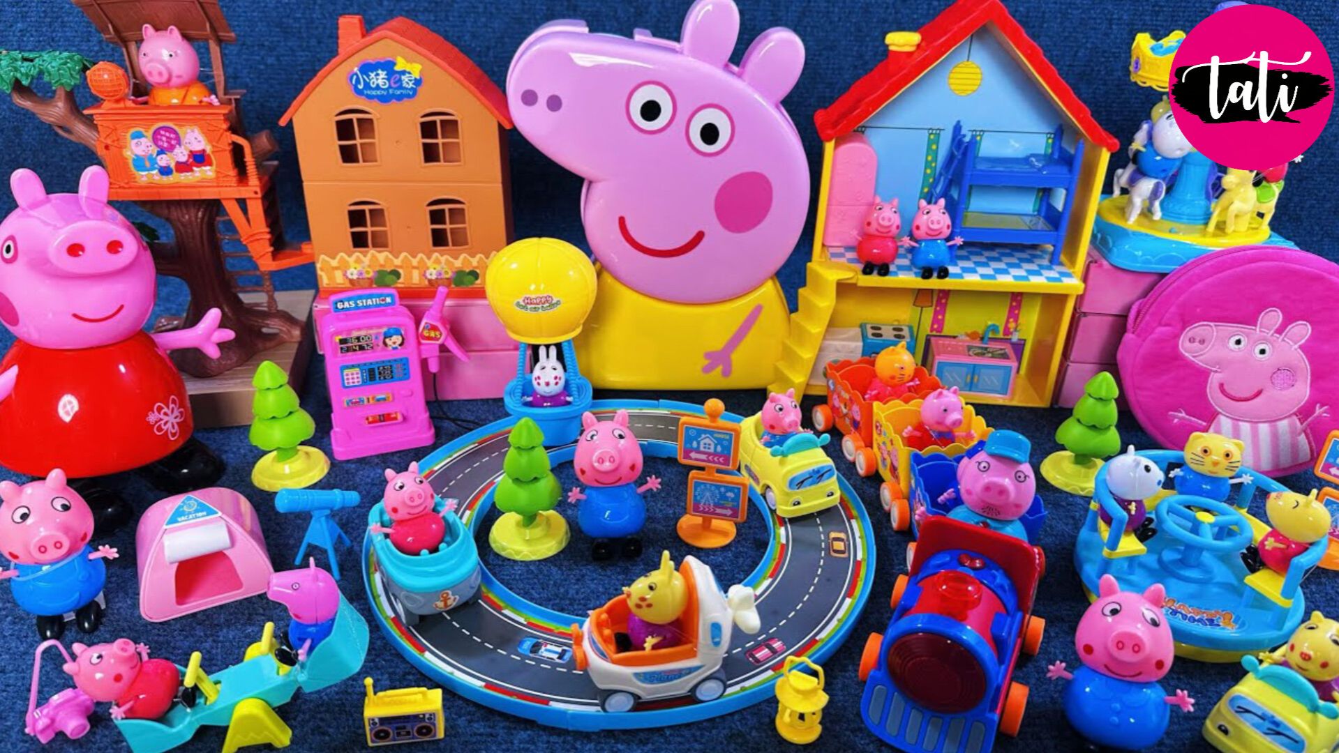 Играем в игрушки из мультика свинка Пеппа. Мультфильм для детей. ASMR АСМР смотреть онлайн