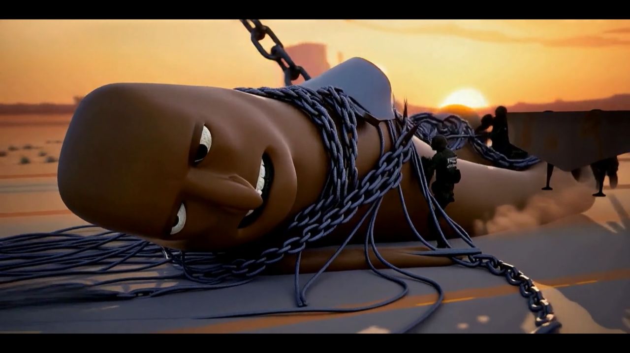 ОГРОМНЫЙ Тунг Тунг Сахур (Tung Tung Sahur) ЗАКОВАН В СЕТИ НА ПОБЕРЕЖЬЕ С ПОМОЩЬЮ ПОЛИЦИИ👮🚓! смотреть онлайн