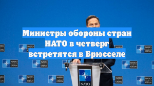 Министры обороны стран НАТО в четверг встретятся в Брюсселе