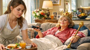 Истории из Жизни / Сразу после моей свадьбы свекровь бросила работу и заняла мой диван навсегда!