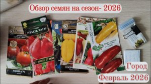 Обзор семян на 2026 год. Первые посевы и стратификация.