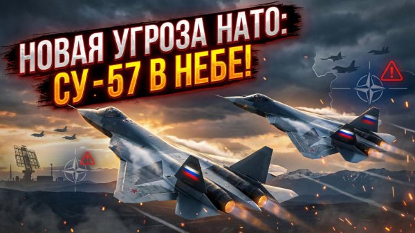 🛡️ Армада Су-57: русские стелс-истребители нависли над границами Альянса