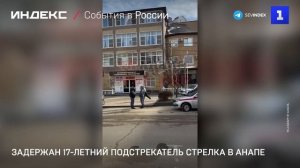 Задержан 17-летний подстрекатель стрелка в Анапе