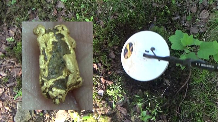 Поиск самородного Золота металлоискателем по золоту! смотреть онлайн