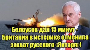 15 минут напряжения: что заставило Британию свернуть историю с “Янтарём”»