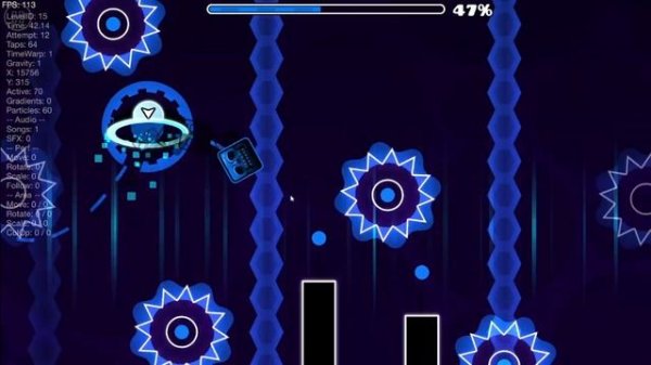 Играем в Геометри Дэш (НОВОЕ ИНТРО!)