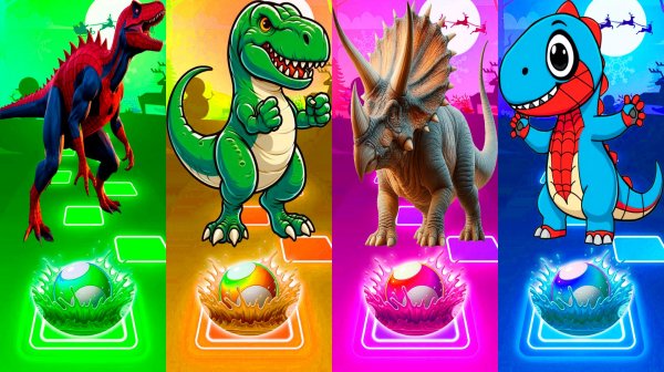 Coffin Dance Динозавры 313 уровень - Мультики про Динозавров | МУЛЬТФИЛЬМЫ ДИНОЗАВРЫ в Tiles Hop