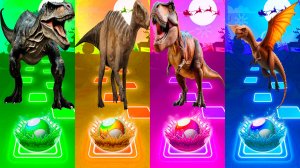 Coffin Dance Динозавры 314 уровень - Мультики про Динозавров | МУЛЬТФИЛЬМЫ ДИНОЗАВРЫ в Tiles Hop