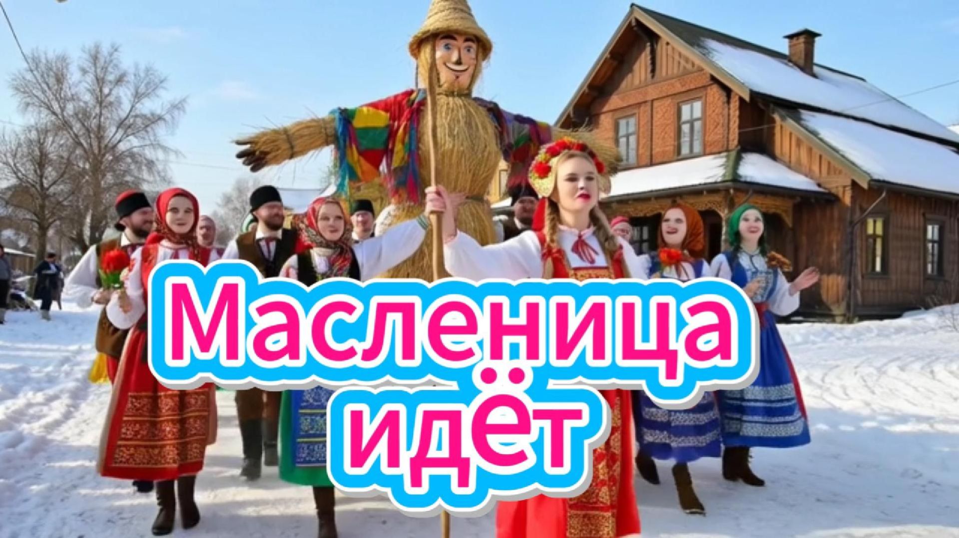 Масленица идёт! Широкая масленица, весёлая и озорная! смотреть онлайн
