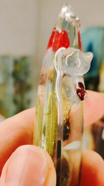 Авторские ручки из эпоксидной смолы.