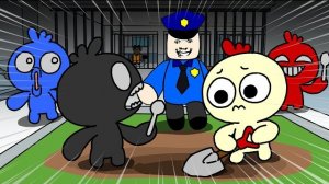 Копай чтобы сбежать! Анимация