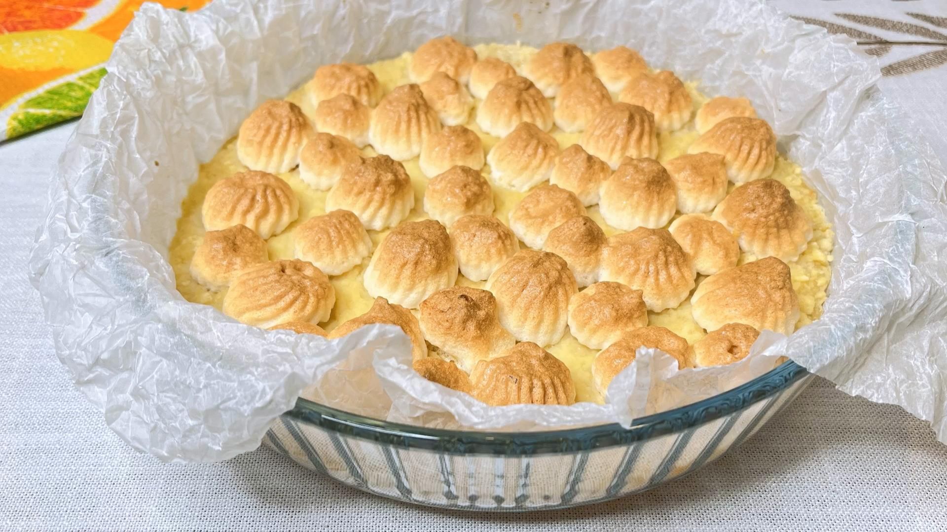 Лимонный пирог. Без сахара и глютена. смотреть онлайн