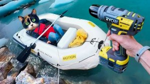 Я ДОПЛЫЛ ДО ЛЕДНИКА ПРИ ПОМОЩИ ШУРУПОВЕРТА