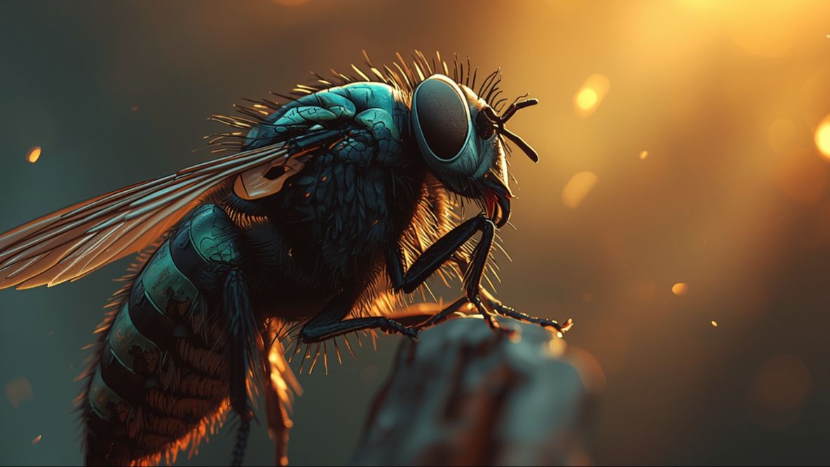 Почему мухи так странно трут лапки? Секрет их выживания раскрыт! смотреть онлайн