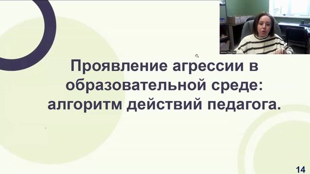 Конфликты и агрессия в образовательной среде