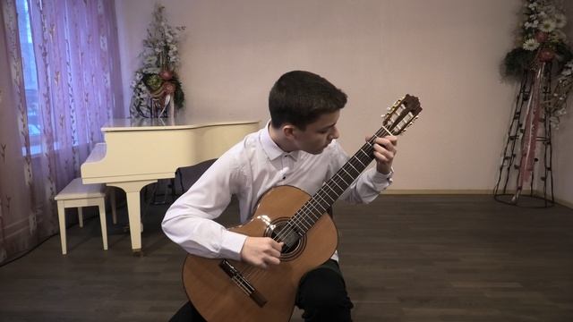 Веригин Марк, Н. Паганини - "Соната" До мажор смотреть онлайн