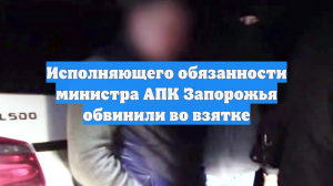 В Запорожской области и.о. министра арестовали за взятки