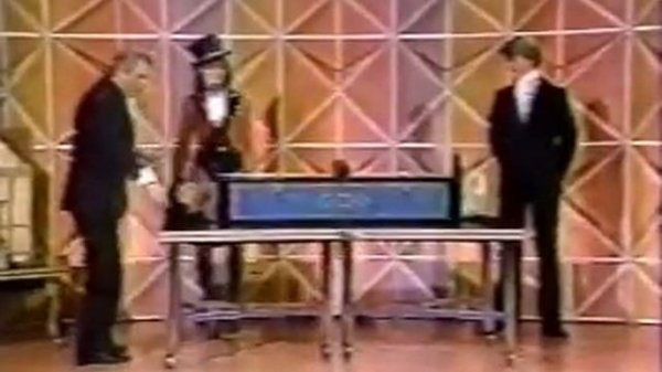 Glen Scarpelli sawing in half