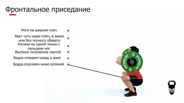 Фронтальное приседание (Frontal Squat)