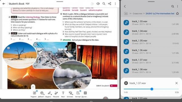 Solutions Pre-Intermediate Student's Book Unit 4C, audio 1.37 ex 3 and 4 p. 43
