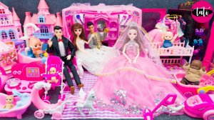 Играем в игрушки из мультика принцесса кукла Барби. Мультфильм для детей. ASMR АСМР