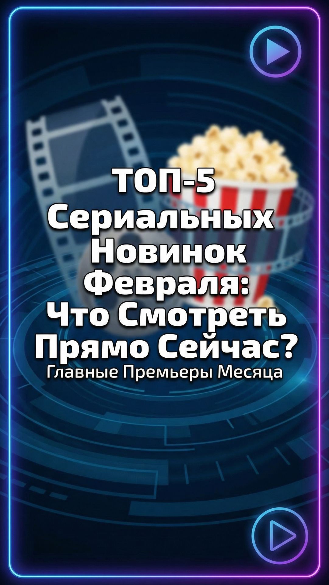 ТОП-5 сериальных новинок февраля